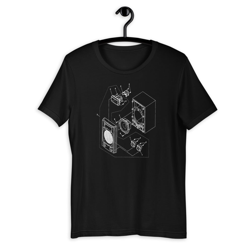 Speaker - BLACK UNISEX T-SHIRT